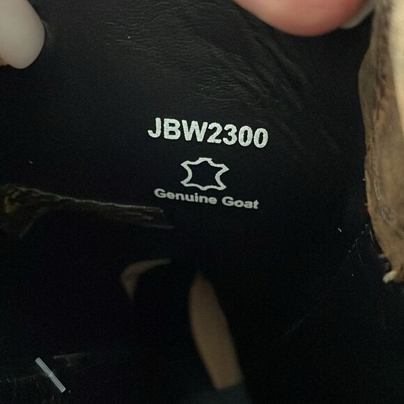 NWT J. B. Dillon Goatskin Cowgirl Boots Size 10B - Picture 8 of 11